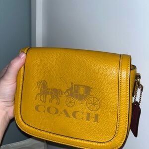 Coach Mustard Yellow Crossbody Bag